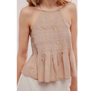 NWT Free People Cruel Summer Tank Top Embellished Halter